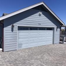 Precision-powerwash-services-performed-in-Prescott-arizona-Trex-deck-cleaning-and-oxidation-removal-on-garage-door-stain-removal 4